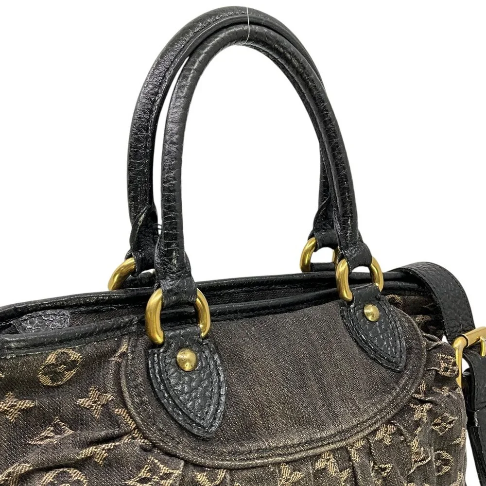 LOUIS VUITTON Monogram Denim Baggy PM Blue - Picture 6 of 11